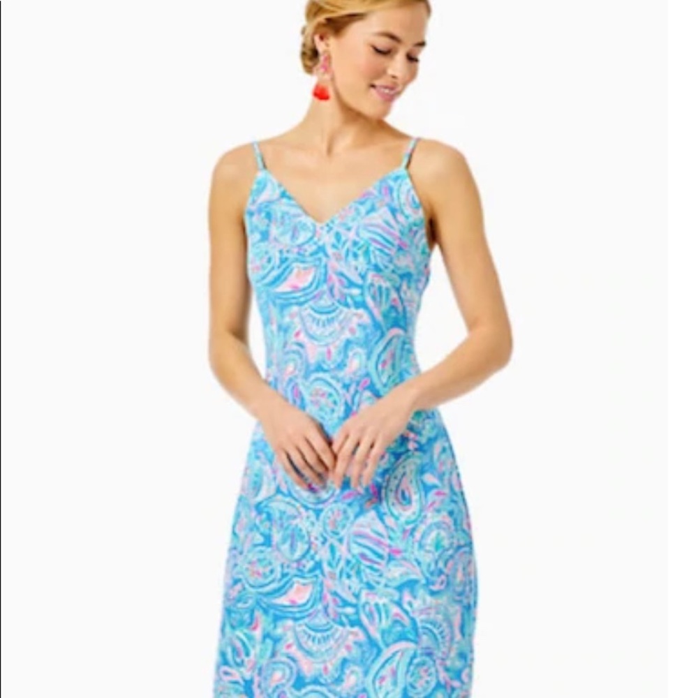 Lilly Pulitzer Maretta Midi Dress in Fish Kiss-M
